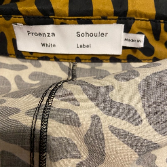 Proenza white label tiger print short sleeve dress in size small NWT. - Picture 9 of 9